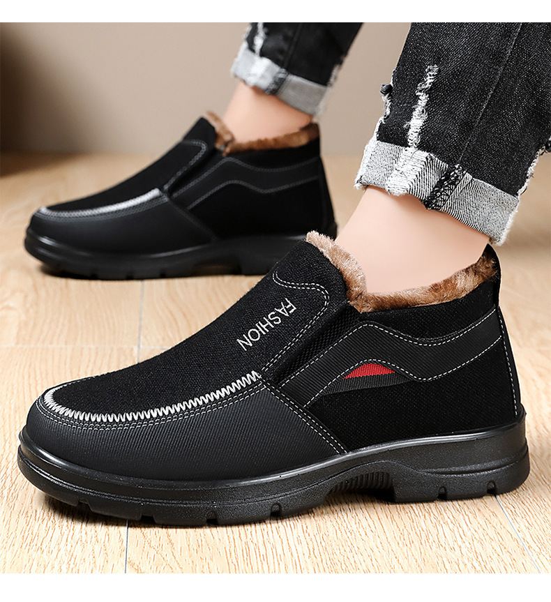 【🔥Dnes zľava 50 % – nenechajte si to ujsť】Ergonomicky navrhnuté kožené topánky – zimná vlnená podšívka + ručné šitie👞