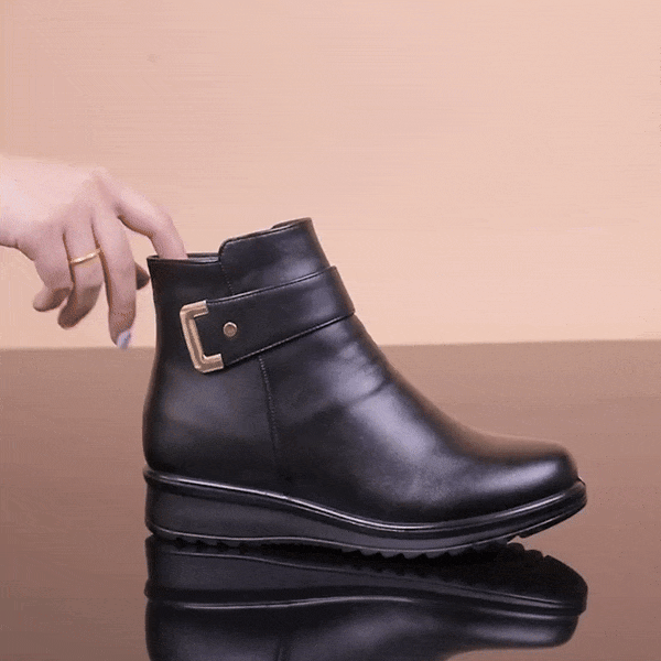 【🔥Dnes zľava 50 % – nenechajte si to ujsť】Ergonomicky navrhnuté kožené topánky – zimná vlnená podšívka + ručné šitie👞