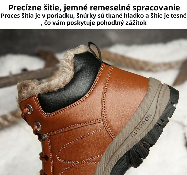 🔥 (Posledný deň) 50% zľava 🎁 Pánska teplá zimná ortopedická obuv - Účinne zmierňuje bolesti nôh - Ergonómia