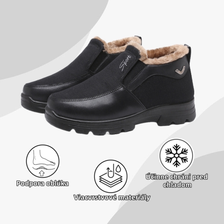 🔥 (Posledný deň) 50% zľava 🎁 Pánska protišmyková zimná ortopedická obuv - Účinná úľava od bolesti nôh - Ergonómia