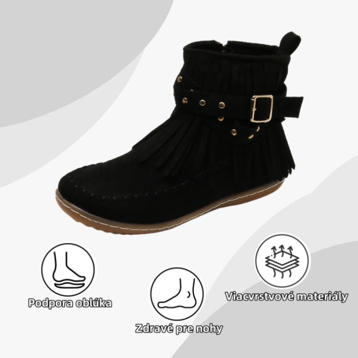 (🔥Dnes zľava 50 % - nepremeškajte túto príležitosť) ⏰ - Štýlové a pohodlné topánky so strapcami (podpora klenby - uľahčuje chôdzu)