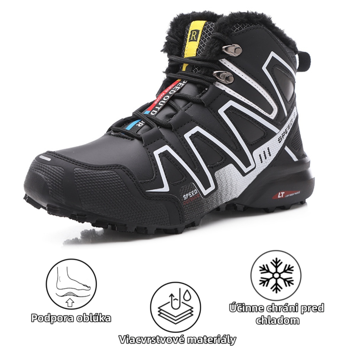 (Dnes so zľavou 50 %) OrthoTrekking – Ergonomické zimné turistické topánky zmierňujúce bolesť