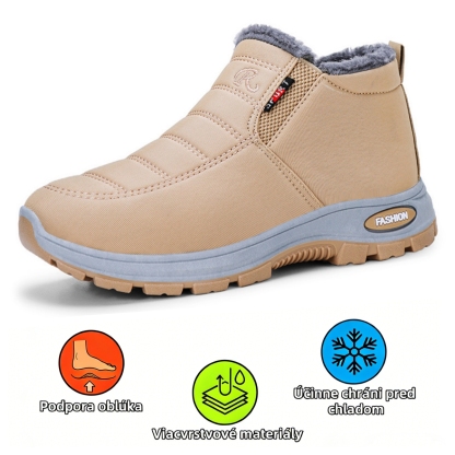 【❗️Dnešná špeciálna ponuka - zľava 70 % - Nenechajte si ju ujsť】Ergonomické vlnené čižmy - ✅️Korigujú držanie tela pri chôdzi - Teplé, odolné, vodeodolné a protišmykové👞