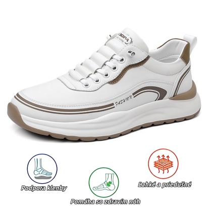 【❗️Dnešná špeciálna ponuka - 50% zľava - Nenechajte si ju ujsť】Ergonomická vychádzková obuv - ✅️Koriguje držanie tela pri chôdzi - Nepremokavá a protišmyková - Ručne šitá z prémiovej kože👞