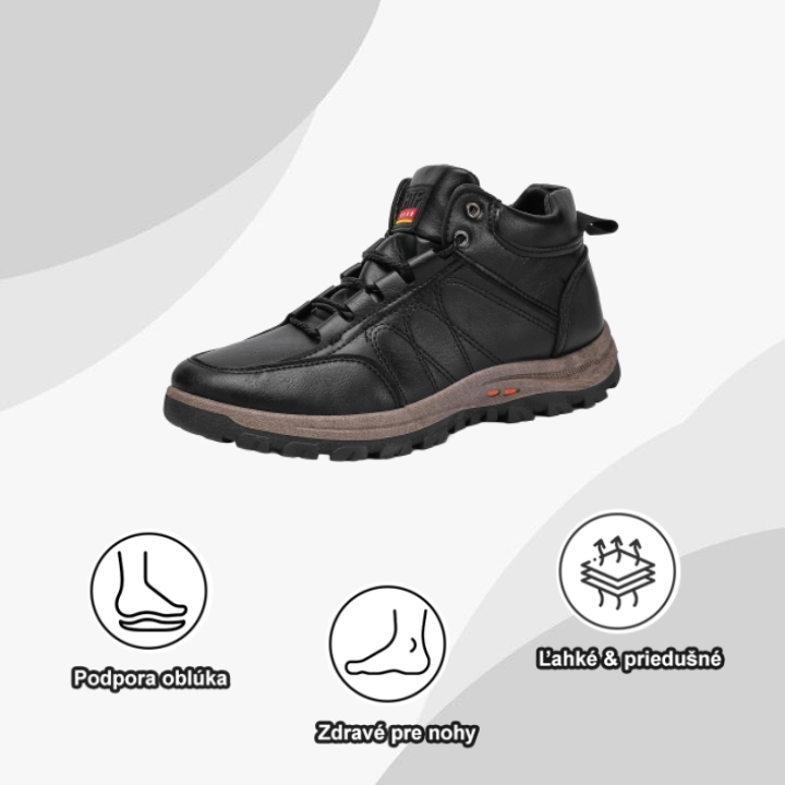 【🔥Dnes zľava 50 % – nenechajte si to ujsť】 Ergonomicky navrhnutá ortopedická obuv – kvalitná koža + ručné šitie 👞