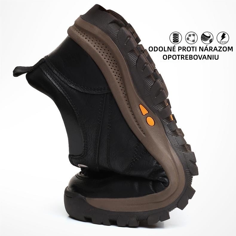 ⏰ Vianočný mega výpredaj: 70% zľava – Nenechajte si to ujsť! 🐂 Vylepšená pánska ortopedická obuv vyrobená z pravej austrálskej hovädzej kože. 👞 Ručne šitá. ✅ - Účinne zmierňuje bolesť nôh.