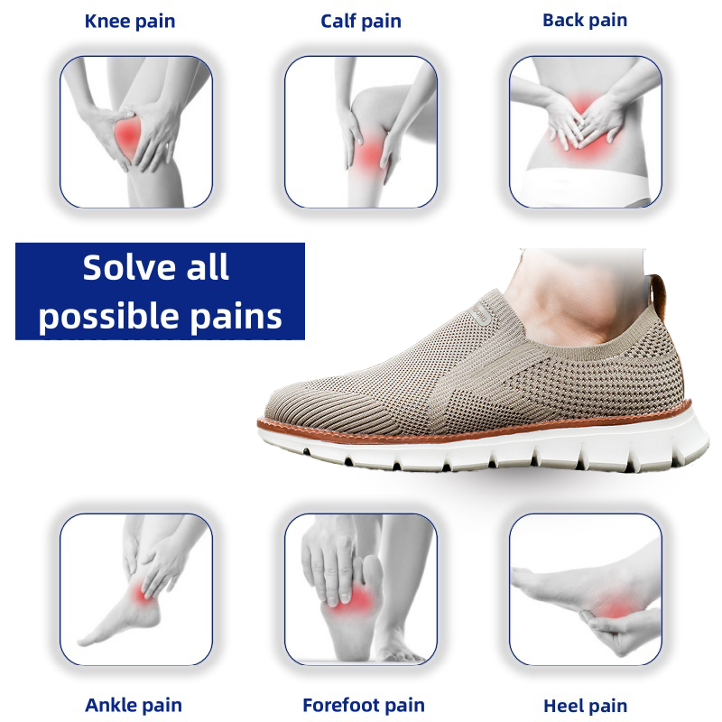 (🎉Zľava 50% dnes, nepremeškajte to) - Priedušná a pohodlná ortopedická obuv 👞Ľahká a pohodlná - ✅Musí mať pre mužov