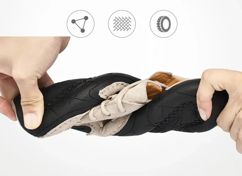 🔥 50% zľava na obmedzený čas - nepremeškajte túto príležitosť ⏰ Štýlová pánska ortopedická obuv 👞 - Zmierňuje bolesti chodidiel a chrbta - Ergonomicky navrhnuté