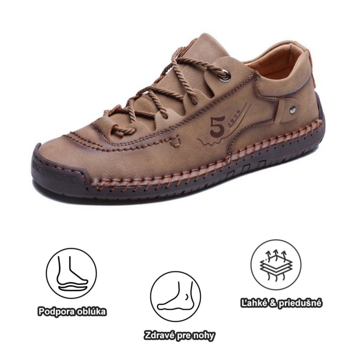 【🔥Ergonomický dizajn】Pánske kožené ortopedické topánky – dokonalá rovnováha štýlu a pohodlia👞