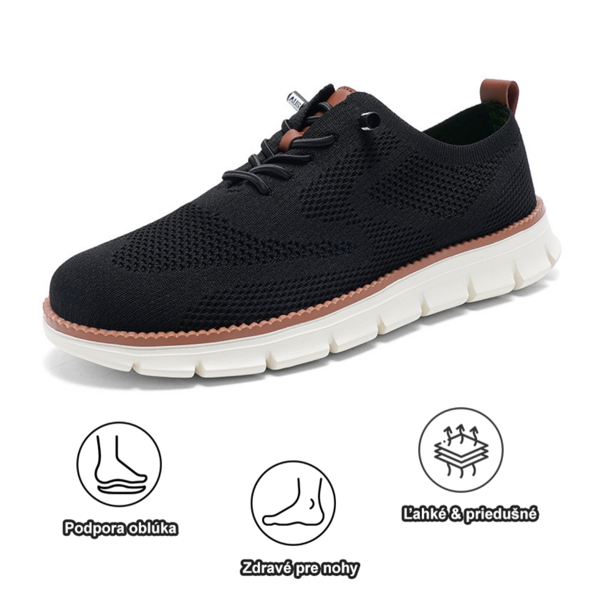 ⏰Dnes zľava 50 %, nenechajte si to ujsť! Ergonomická ortopedická obuv, elegantný britský štýl, priedušná + ručne šitá