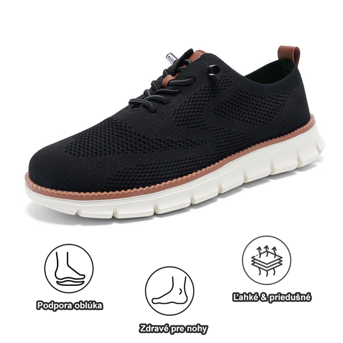 ⏰Dnes zľava 50 %, nenechajte si to ujsť! Ergonomická ortopedická obuv, elegantný britský štýl, priedušná + ručne šitá