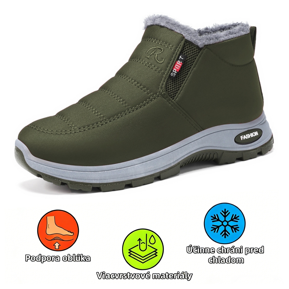 【❗️Dnešná špeciálna ponuka - zľava 70 % - Nenechajte si ju ujsť】Ergonomické vlnené čižmy - ✅️Korigujú držanie tela pri chôdzi - Teplé, odolné, vodeodolné a protišmykové👞