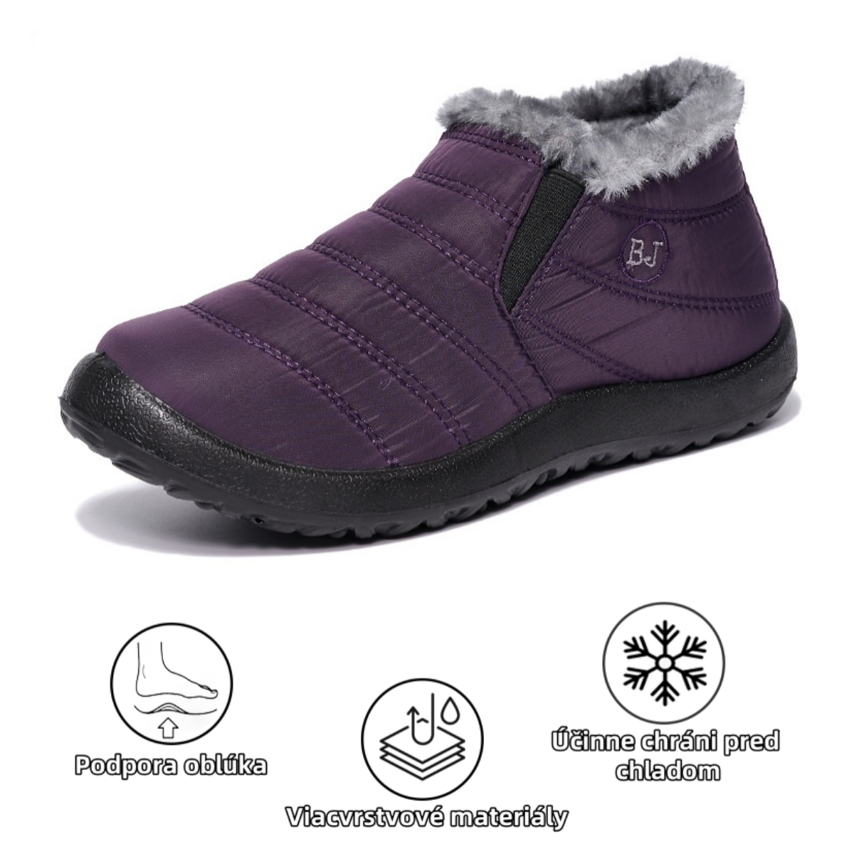 【🎁50% zľava dnes - Nenechajte si to ujsť】Ergonomicky tvarovaná zimná obuv - protišmyková, vodeodolná a teplá👞-unisex