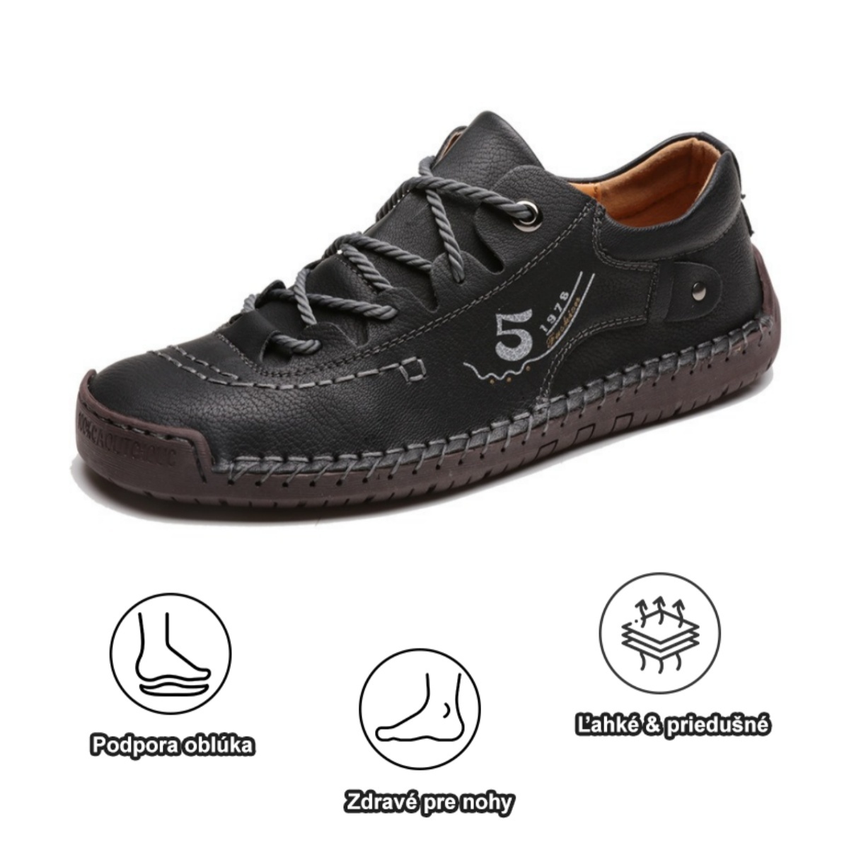 【🔥Ergonomický dizajn】Pánske kožené ortopedické topánky – dokonalá rovnováha štýlu a pohodlia👞