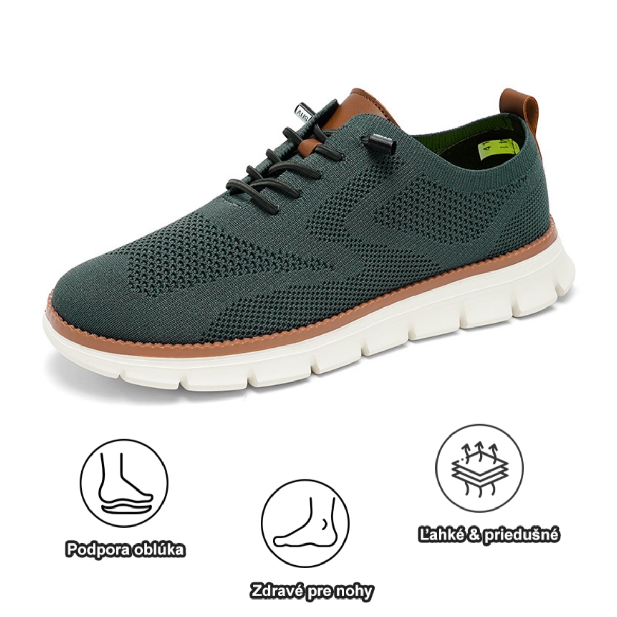 ⏰Dnes zľava 50 %, nenechajte si to ujsť! Ergonomická ortopedická obuv, elegantný britský štýl, priedušná + ručne šitá