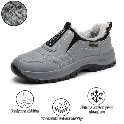 【🎄Časovo obmedzená vianočná špeciálna ponuka, zľava 70 % – Nenechajte si ju ujsť!】Ergonomické, nepremokavé, protišmykové a ortopedické zimné čižmy – vlnená podšívka + ručne šitý zvršok z pravej kože👞