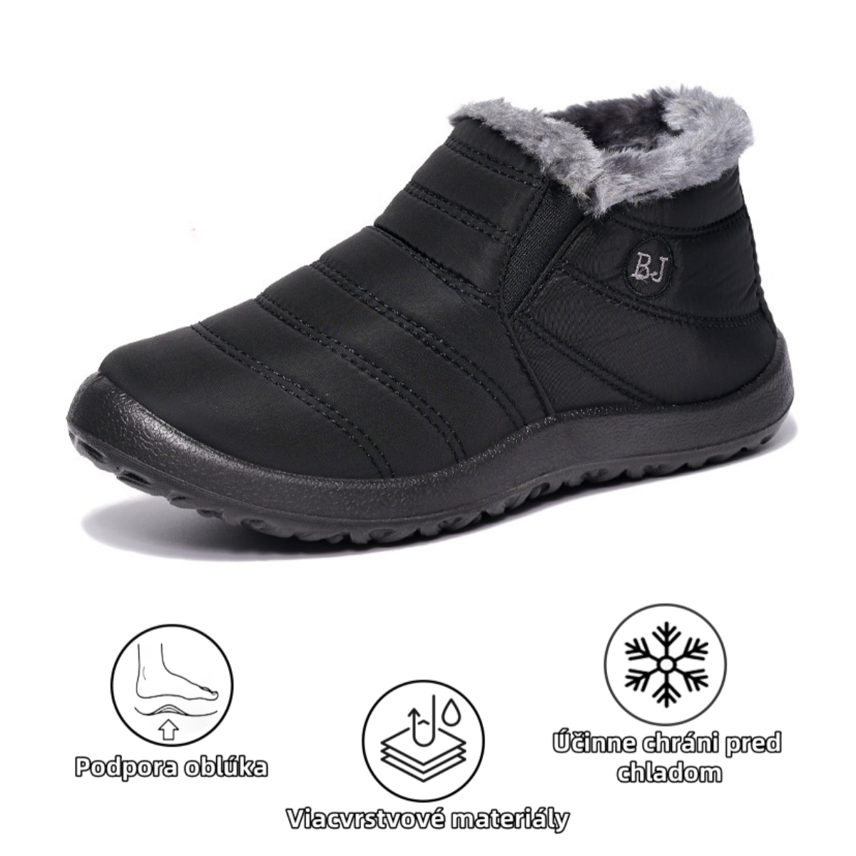 【🎁50% zľava dnes - Nenechajte si to ujsť】Ergonomicky tvarovaná zimná obuv - protišmyková, vodeodolná a teplá👞-unisex