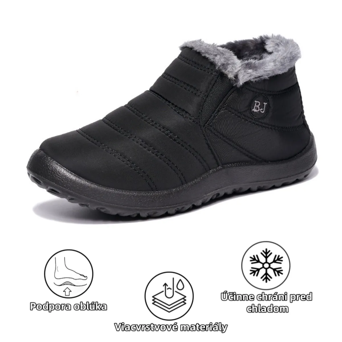 【🎁50% zľava dnes - Nenechajte si to ujsť】Ergonomicky tvarovaná zimná obuv - protišmyková, vodeodolná a teplá👞-unisex