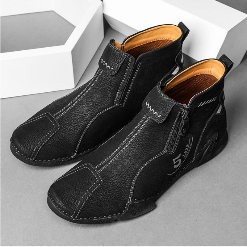 【🎁Dnes zľava 50% – nenechajte si to ujsť】 Ergonomicky navrhnutá zimná teplá ortopedická obuv – kvalitná koža + ručné šitie 👞