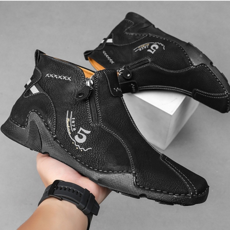 【🎁Dnes zľava 50% – nenechajte si to ujsť】 Ergonomicky navrhnutá zimná teplá ortopedická obuv – kvalitná koža + ručné šitie 👞