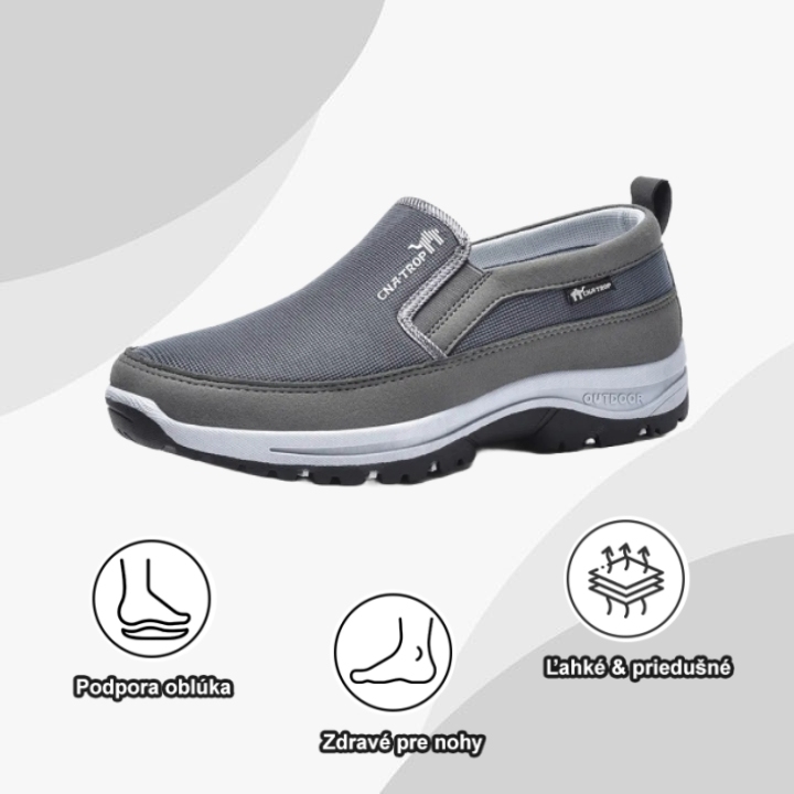 🔥 (Posledný deň) Časovo obmedzená zľava 50 %: Nepremeškajte túto príležitosť ⏰ Priedušná pánska ortopedická obuv 👞 - Odstráňte bolesti nôh a chrbta - Ergonomický dizajn