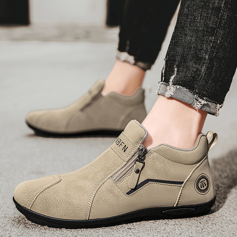 Pohodlné semišové topánky