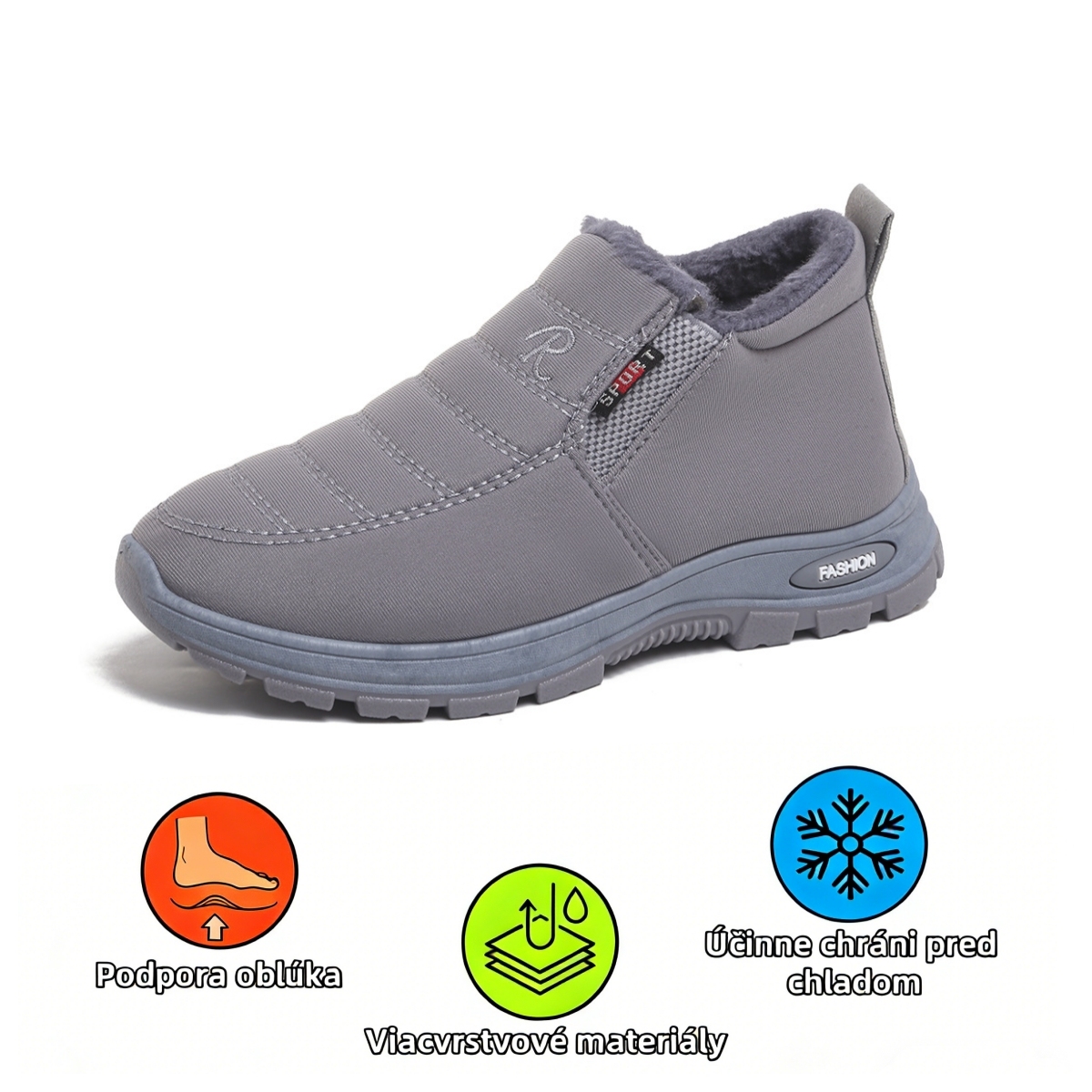 【❗️Dnešná špeciálna ponuka - zľava 70 % - Nenechajte si ju ujsť】Ergonomické vlnené čižmy - ✅️Korigujú držanie tela pri chôdzi - Teplé, odolné, vodeodolné a protišmykové👞