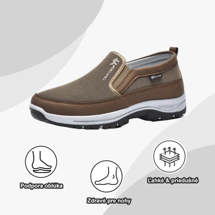 🔥 (Posledný deň) Časovo obmedzená zľava 50 %: Nepremeškajte túto príležitosť ⏰ Priedušná pánska ortopedická obuv 👞 - Odstráňte bolesti nôh a chrbta - Ergonomický dizajn