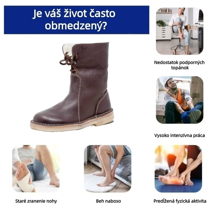 (🔥50% zľava dnes - nenechajte si to ujsť!) ⏰ Novo vylepšené pohodlné retro vlnené topánky - nepremokavé a protišmykové - stála teplota a teplo - ✅️s podporou klenby - uľahčujú chôdzu