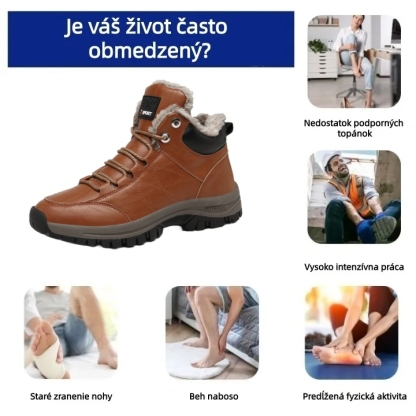 ⏰ Len dnes: 70 % zľava – nenechajte si ujsť! 🐂 Vylepšené ortopedické zimné topánky pre mužov, vyrobené z pravej austrálskej hovädzej kože a ovčej vlny. 👞 Ručne šité ✅ – Účinne zmierňujú nepohodlie nôh.