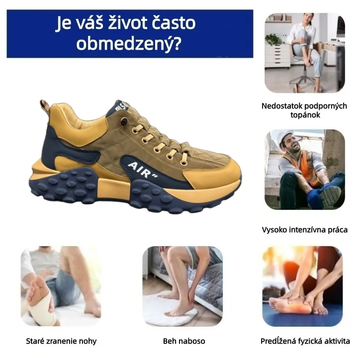 (🔥Posledný deň so zľavou 50 % – nenechajte si to ujsť!) Vylepšená ergonomická ortopedická obuv – ľahko sa zbavte bolesti nôh 👞