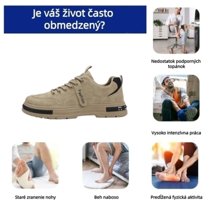 【🔥Dnes zľava 50 % – Nenechajte si to ujsť!】 Ergonomická obuv – prémiová koža + ručne šitá 👞 – Ľahko zmierňuje bolesť nôh ✔