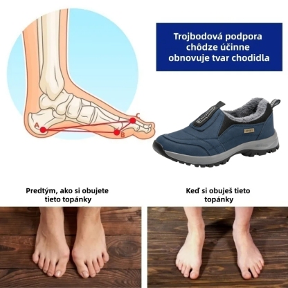 【🎄Časovo obmedzená vianočná špeciálna ponuka, zľava 70 % – Nenechajte si ju ujsť!】Ergonomické, nepremokavé, protišmykové a ortopedické zimné čižmy – vlnená podšívka + ručne šitý zvršok z pravej kože👞