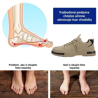 【🔥Dnes zľava 50 % – Nenechajte si to ujsť!】 Ergonomická obuv – prémiová koža + ručne šitá 👞 – Ľahko zmierňuje bolesť nôh ✔