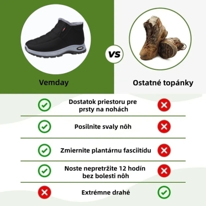 【❗️Dnešná špeciálna ponuka - zľava 70 % - Nenechajte si ju ujsť】Ergonomické vlnené čižmy - ✅️Korigujú držanie tela pri chôdzi - Teplé, odolné, vodeodolné a protišmykové👞
