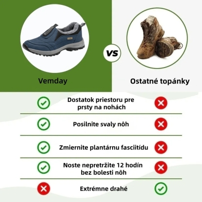 【🎄Časovo obmedzená vianočná špeciálna ponuka, zľava 70 % – Nenechajte si ju ujsť!】Ergonomické, nepremokavé, protišmykové a ortopedické zimné čižmy – vlnená podšívka + ručne šitý zvršok z pravej kože👞