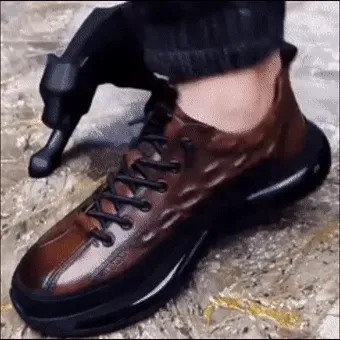 【🎁 Dnes zľava 50% - nenechajte si to ujsť】 Ortopedická obuv s ergonomickým dizajnom - kvalitná koža + ručné šitie 👞