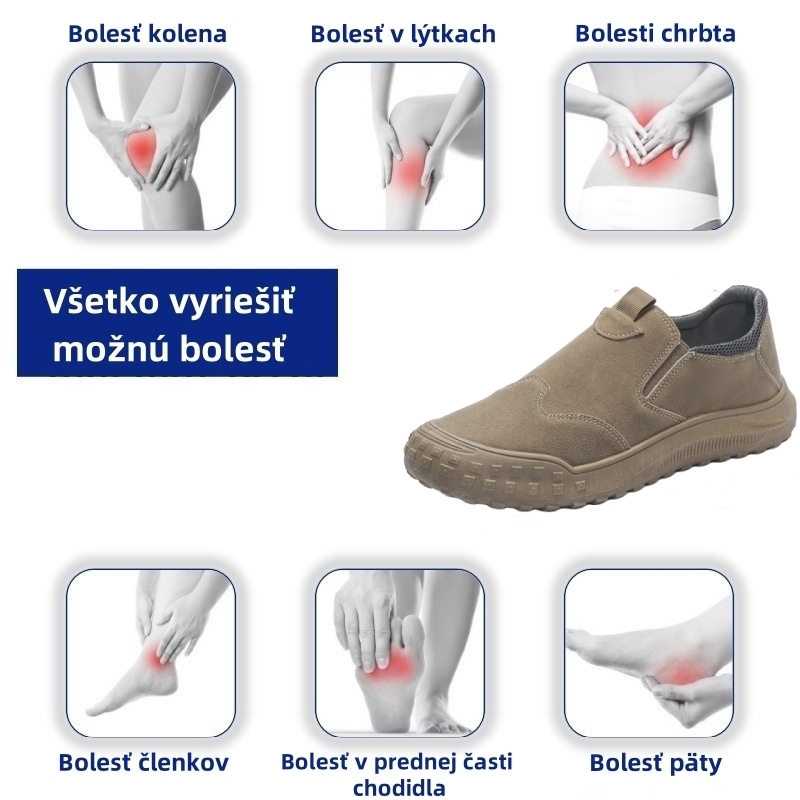 【🔥Dnes zľava 50 % - nepremeškajte to】 Ergonomicky navrhnutá ortopedická obuv - zimná vlnená podšívka + ručne šité 👞