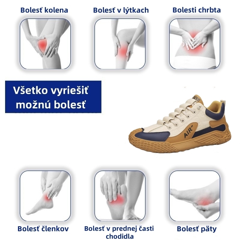 【🎁 Dnes zľava 50% - nenechajte si to ujsť】 Ortopedická obuv s ergonomickým dizajnom - kvalitná koža + ručné šitie 👞