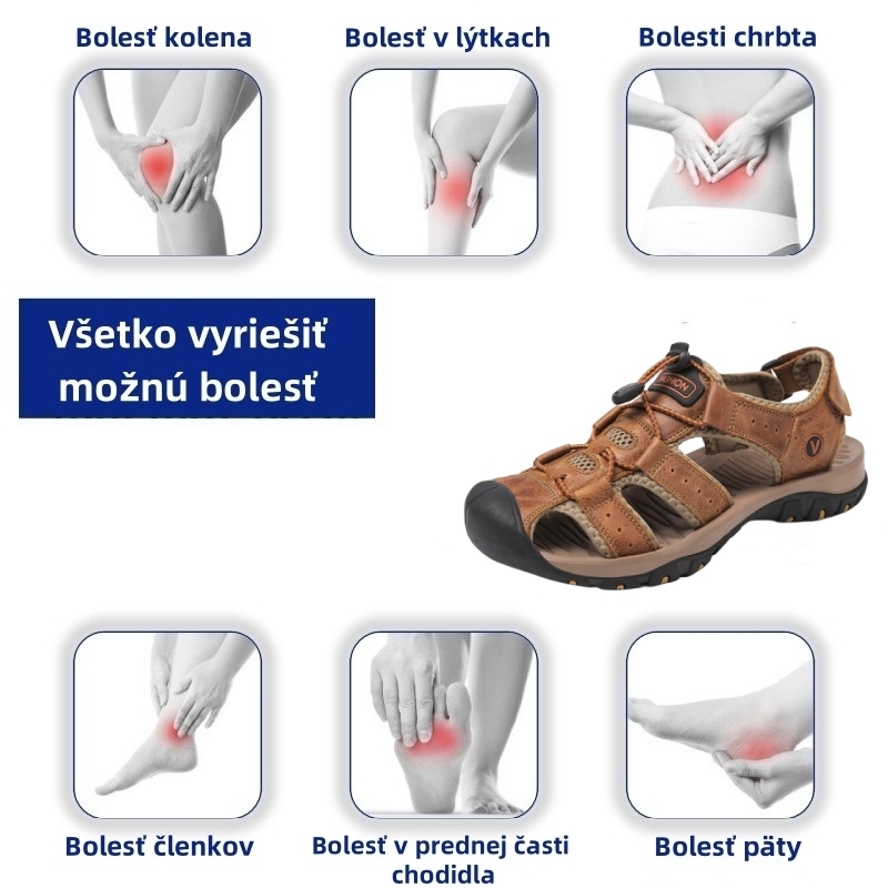 (🎁 Letný výpredaj - dnes zľava 50 % - nenechajte si to ujsť) Multifunkčné ortopedické sandále do exteriéru - účinne zmierňujú bolesť nôh