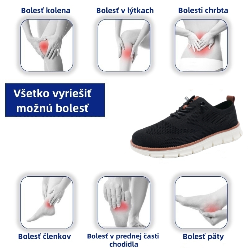 ⏰Dnes zľava 50 %, nenechajte si to ujsť! Ergonomická ortopedická obuv, elegantný britský štýl, priedušná + ručne šitá
