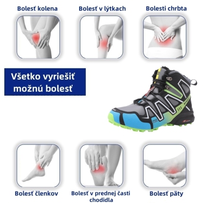(Dnes so zľavou 50 %) OrthoTrekking – Ergonomické zimné turistické topánky zmierňujúce bolesť