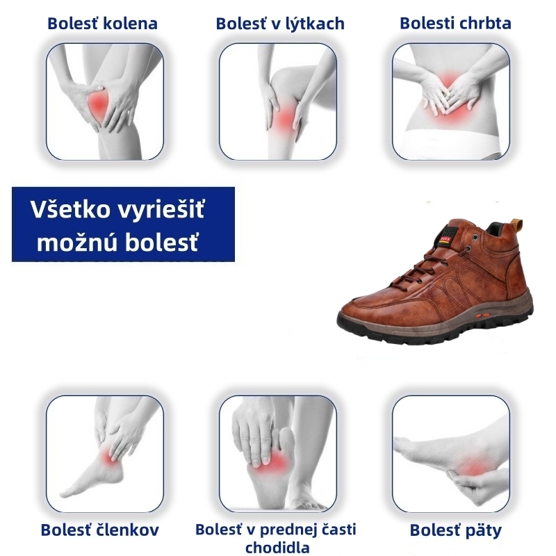【🔥Dnes zľava 50 % – nenechajte si to ujsť】 Ergonomicky navrhnutá ortopedická obuv – kvalitná koža + ručné šitie 👞