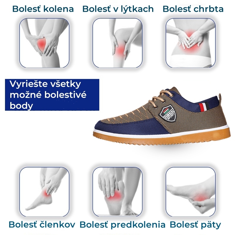 🔥50% zľava na obmedzený čas - nepremeškajte túto príležitosť ⏰ Pohodlná ortopedická obuv 👞 - Zmiernite bolesti nôh a chrbta - Ergonomický dizajn
