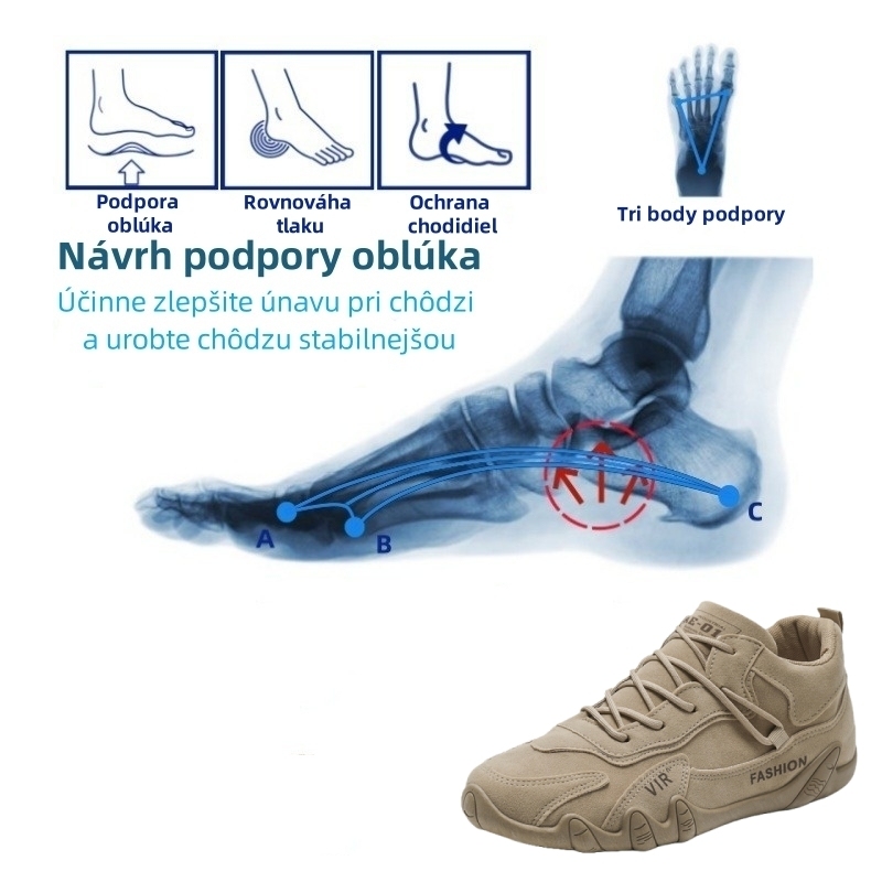 (🔥Halloween🎃50% zľava - nepremeškajte ju) Ergonomicky navrhnutá ortopedická obuv - ľahko sa zbavíte bolesti nôh👞