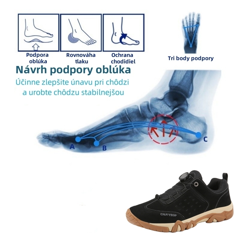 (🔥Dnes zľava 50 % - nepremeškajte to) Ergonomicky navrhnutá turistická obuv - ľahko sa zbavíte bolesti nôh👞