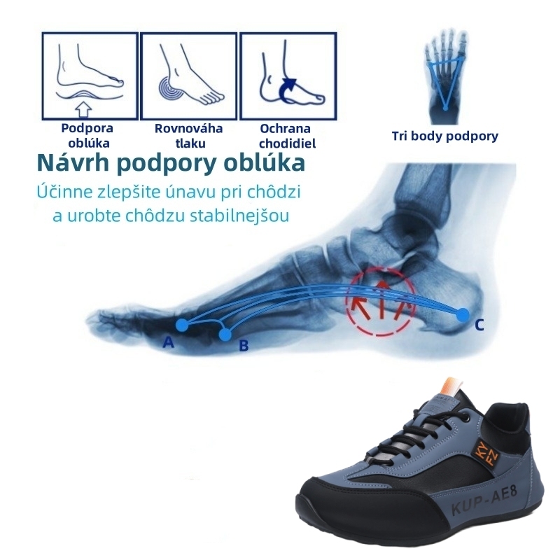 【🔥Dnes zľava 50 % – nenechajte si to ujsť】 Ergonomicky navrhnutá ortopedická obuv – ľahko sa zbavíte bolesti nôh👞