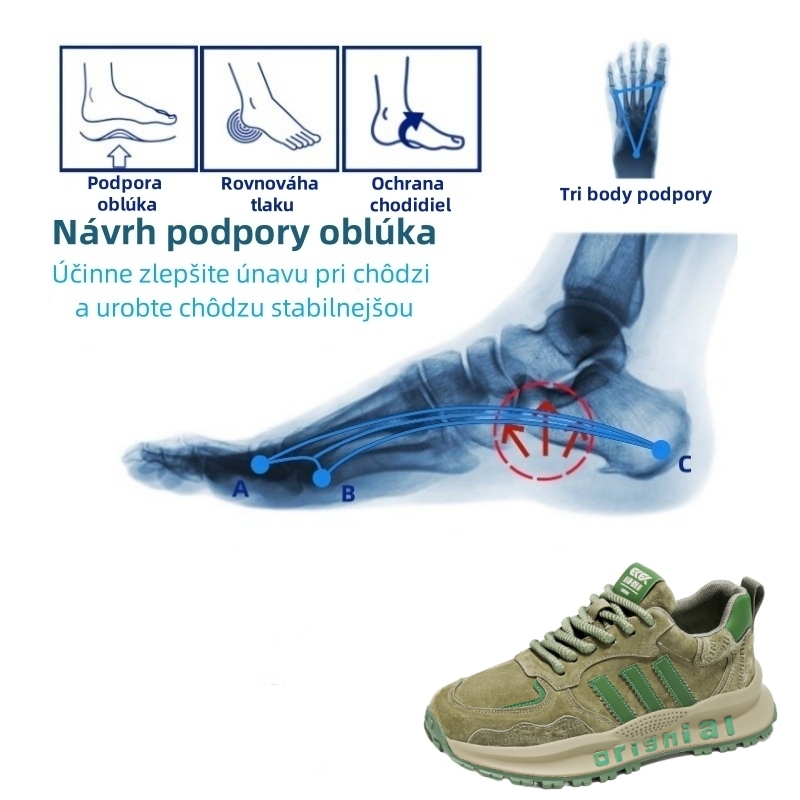 (🔥50% zľava na posledný deň - nepremeškajte to) Ergonomicky navrhnutá ortopedická obuv - ľahko sa zbavíte bolesti nôh👞