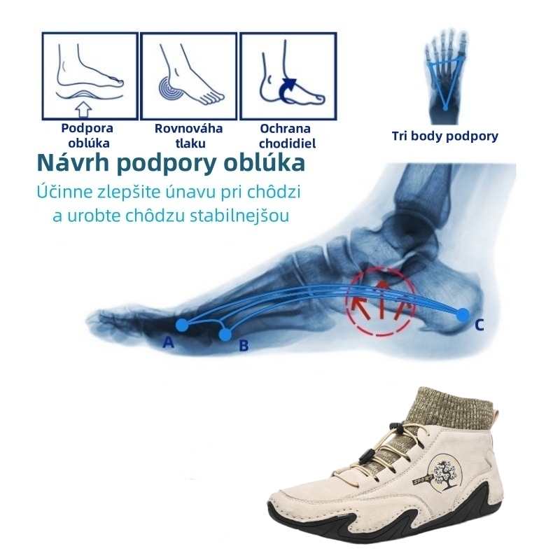 🎁Skorý zimný predpredaj - 50% zľava - Pánske zimné teplé a pohodlné topánky🥾 - Ergonomický dizajn