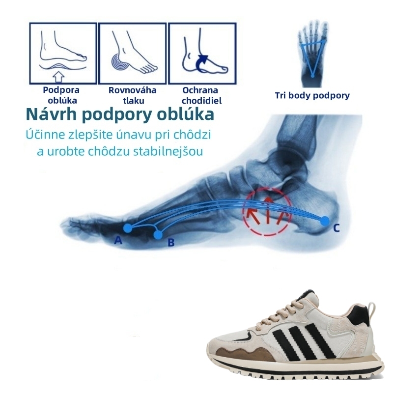 (🔥50% zľava na posledný deň - nepremeškajte to) Ergonomicky navrhnutá ortopedická obuv - ľahko sa zbavíte bolesti nôh👞